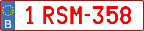 Truck License Plate